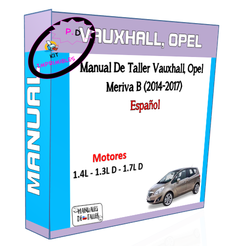 Manual De Taller Vauxhall, Opel Meriva B (2014-2017) En Español