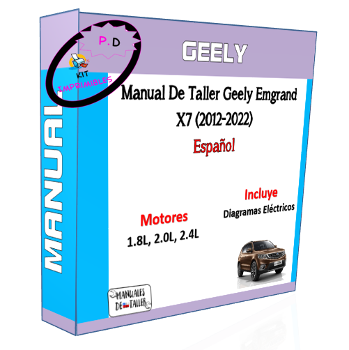 Geely Emgrand X7 Workshop Manual (2012-2022) English