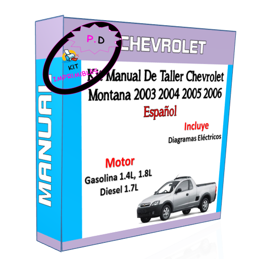 Chevrolet Montana 2003 2004 2005 2006 Workshop Manual Spanish