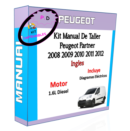Manual De Taller Peugeot Partner 2008 2009 2010 2011 2012 Ingles