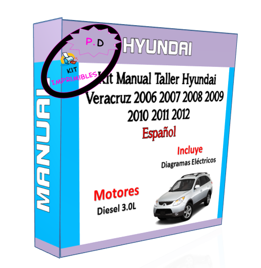 Manual Taller Hyundai Veracruz 2006 2007 2008 2009 2010-12
