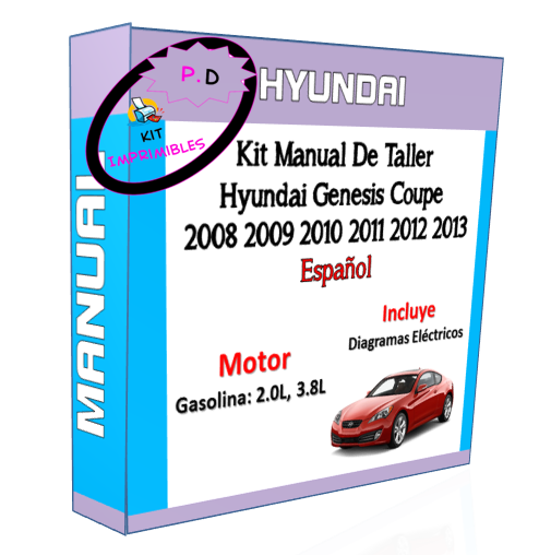 Manual Taller Hyundai Genesis Coupe 2008 2009 2010 2011-2013