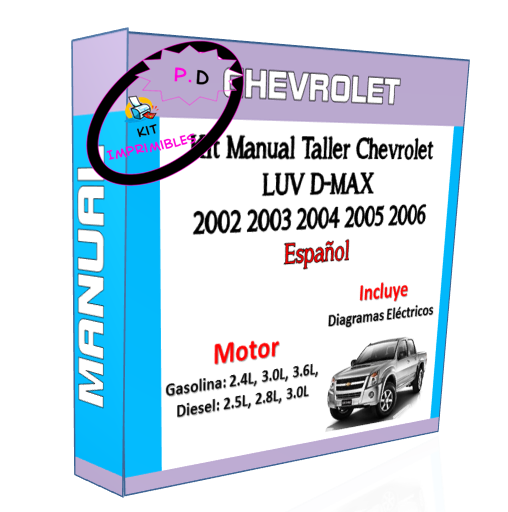 Workshop Manual Chevrolet Luv D-max 2002 2003 2004 2005 2006