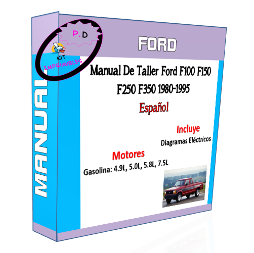 Workshop Manual Ford F100 F150 F250 F350 1980-1995 Spanish