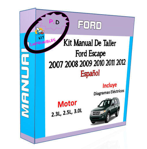Ford Escape Workshop Manual 2007 2008 2009 2010 2011 2012