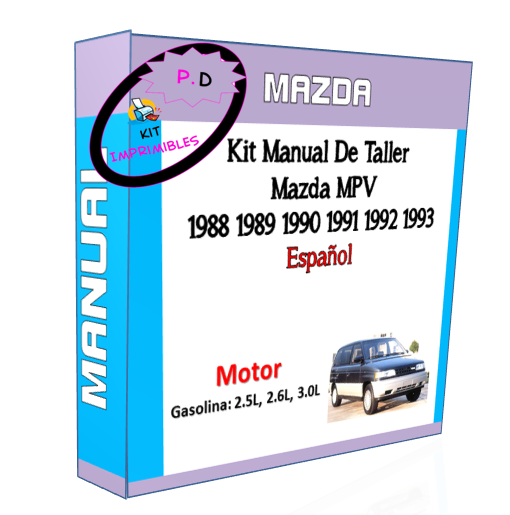 Mazda MPV Workshop Manual 1988 1989 1990 1991 1992 1993
