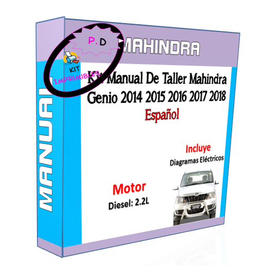 Mahindra Genio 2014 2015 2016 2017 2018 Workshop Manual Eng