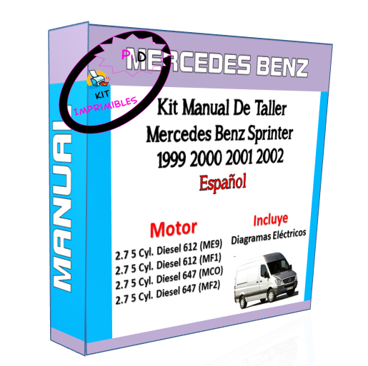 Workshop Manual Mercedes Benz Sprinter 1999 2000 2001 2002 Esp
