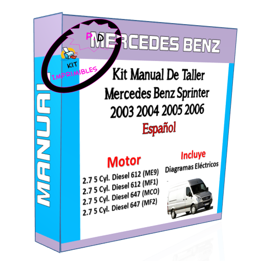 Manual Taller Mercedes Benz Sprinter 2003 2004 2005 2006 Esp