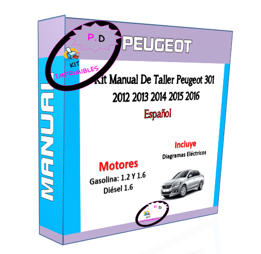 Workshop Manual Peugeot 301 2012 2013 2014 2015 2016 Esp.