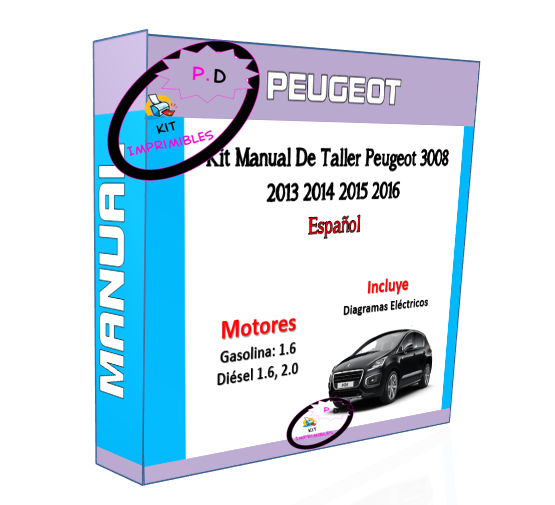Peugeot 3008 2013 2014 2015 2016 Workshop Manual Spanish