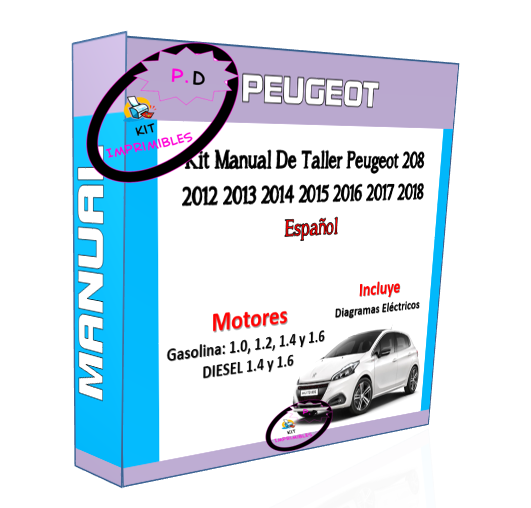 Workshop Manual Peugeot 208 2012 2013 2014 2015 2016-2018