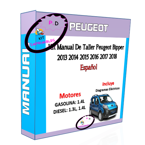 Manual Taller Peugeot Bipper 2013 2014 2015 2016 2017 2018