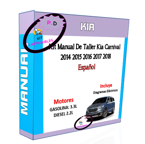 Manual De Taller Kia Carnival 2014 2015 2016 2017 2018 Esp.