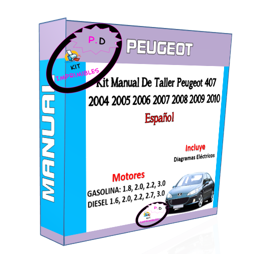 Manual De Taller Peugeot 407 2004 2005 2006 2007 2008 2009 2010