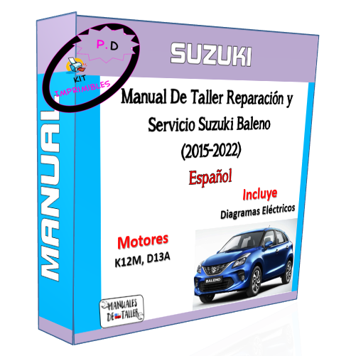 Manual De Taller Reparación y Servicio Suzuki Baleno (2015-2022) En Español