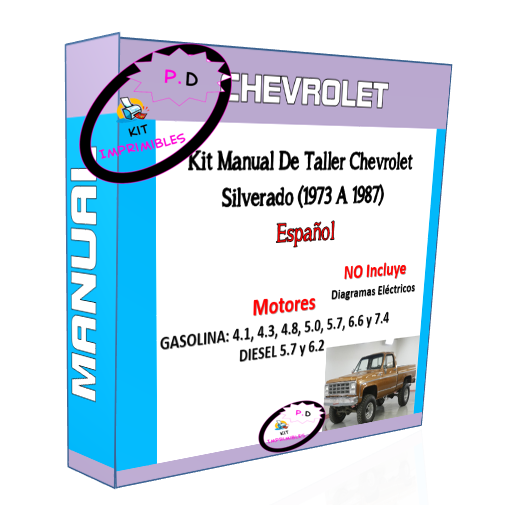 Chevrolet Silverado Workshop Manual (1973 To 1987) Spanish