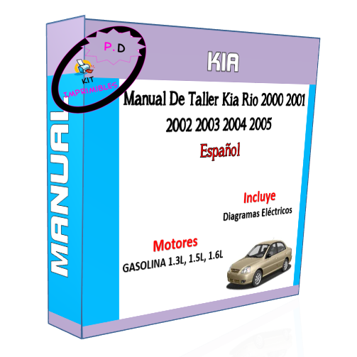 Workshop Manual Kia Rio 2000 2001 2002 2003 2004 2005 Esp.