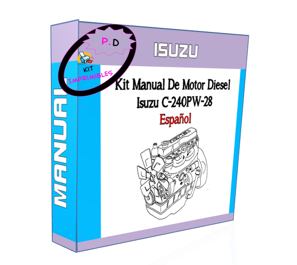 Manual De Motor Diesel Isuzu C-240pw-28 Español