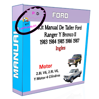 Manual Taller Ford Ranger Y Bronco II 1983 1984 1985 1986-87