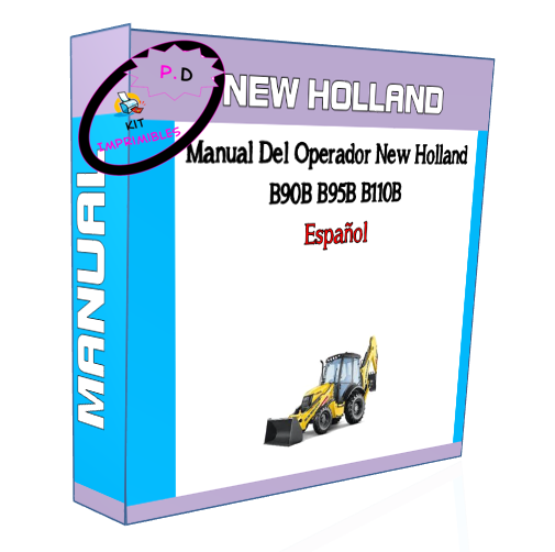 New Holland B90B B95B B110B Operator's Manual English