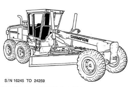Champion 710, 720, 730, 740, 750, 780 Workshop Manual