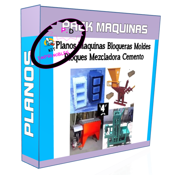 4 plans Block making machines Block molds Cement mixer