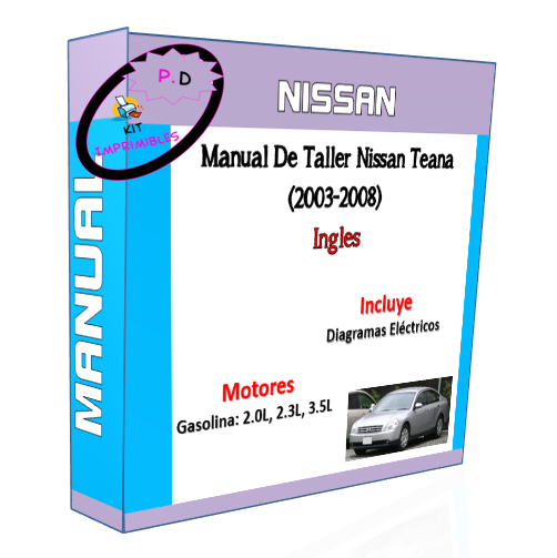 Nissan Teana Workshop Manual (2003-2008) English