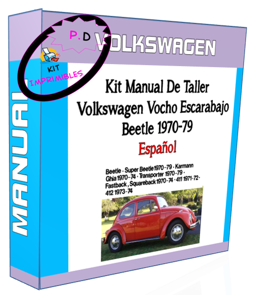 Manual De Taller Volkswagen Vocho Escarabajo Beetle 1970-1979 Español