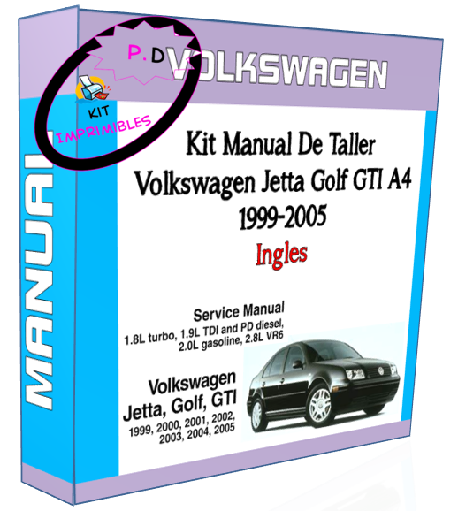 Manual De Taller Volkswagen Jetta Golf Gti A4 1999-2005 Ingles
