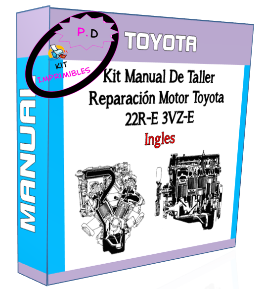 Manual De Taller Reparacion Motor Toyota 22r-e 3vz-e (Ingles)