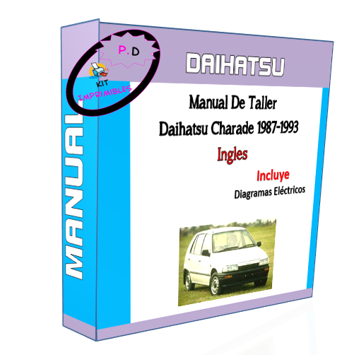 Daihatsu Charade Workshop Manual 1987-1993 English