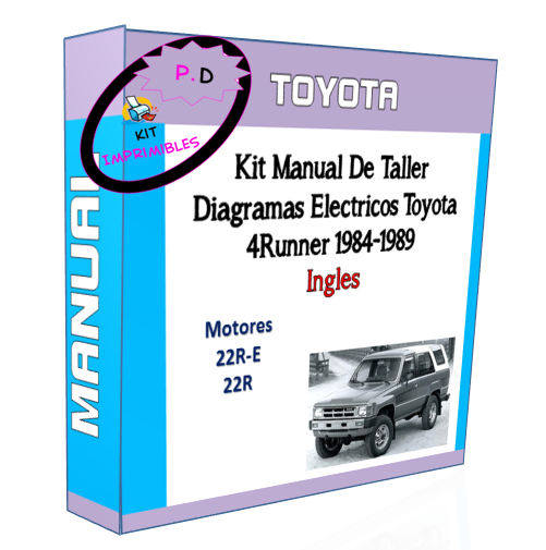 Workshop Manual And Diagrams Toyota 4runner 1984-1989