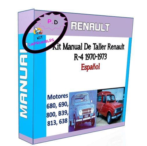 Renault R-4 Workshop Manual 1970-1973 Spanish