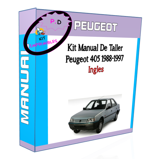 Workshop Manual Peugeot 405 1988-1997 English