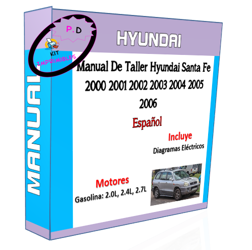 Manual Taller Hyundai Santa Fe 2000 2001 2002 2003 2004-2006