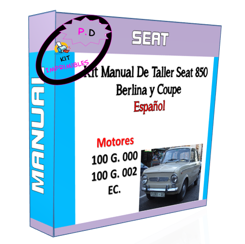 Seat 850 Sedan and Coupe Workshop Manual in Spanish