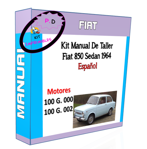 Fiat 850 Workshop Manual (1964-1966) Spanish