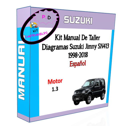 Workshop Manual Diagrams Susuki Jimny Sn413 1998-2018