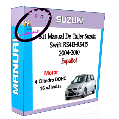 Workshop Manual Suzuki Swift Rs413-rs415 2004-2010