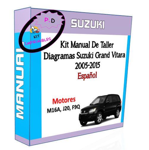 Workshop Manual Diagrams Suzuki Grand Vitara 2005-2015