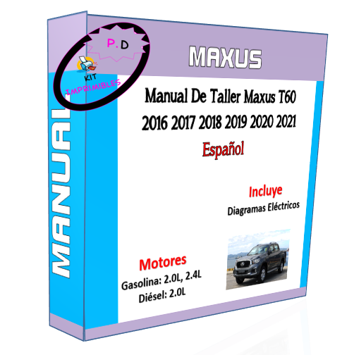 Maxus T60 Workshop Manual 2016 2017 2018 2019 2020 2021 Esp
