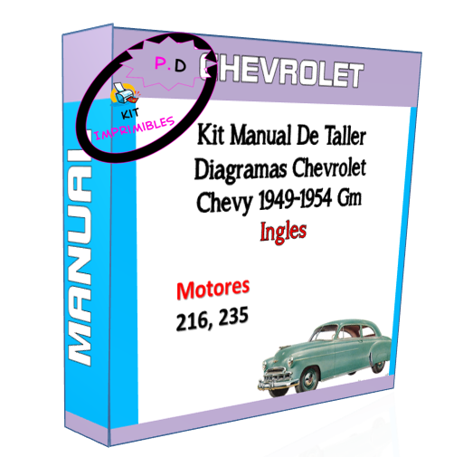 Manual De Taller Y Diagramas Chevrolet Chevy 1949-1954 Gm