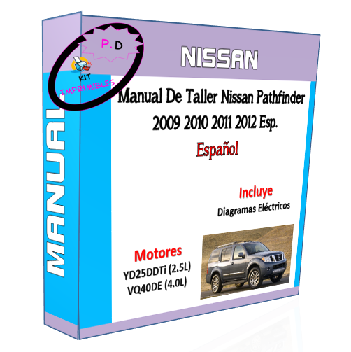 Workshop Manual Nissan Pathfinder 2009 2010 2011 2012 Esp.