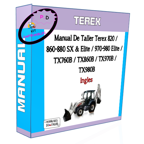 Manual De Taller Terex 820 / 860-880 SX & Elite / 970-980 Elite / TX760B / TX860B / TX970B / TX980B español