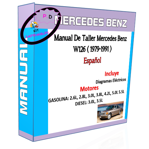 Mercedes Benz W126 Workshop Manual (1979-1991) Spanish