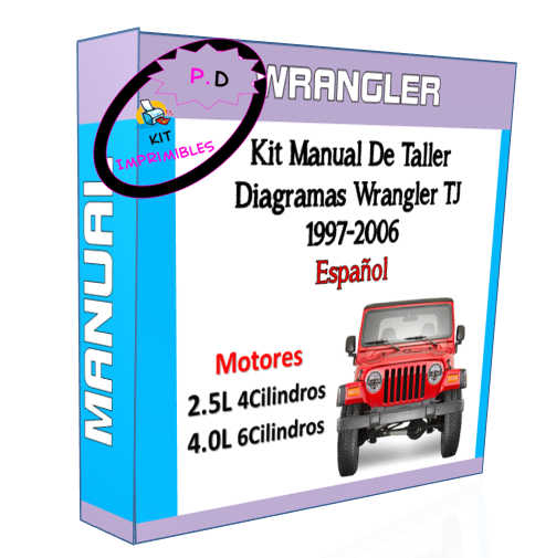 Workshop Manual Diagrams Wrangler TJ 1997-2006 Spanish