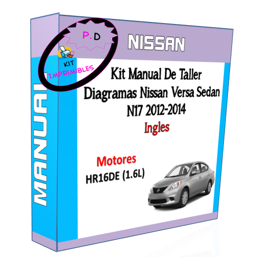 Workshop Manual Diagrams Nissan Versa Sedan N17 2012-2014
