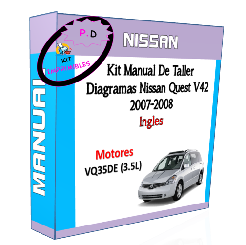 Workshop Manual Diagrams Nissan Quest V42 2007-2008