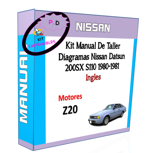 Workshop Manual Diagrams Nissan Datsun 200sx S110 1980-1981